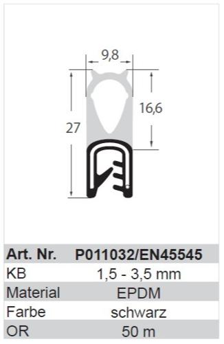 profil d'étanchéité