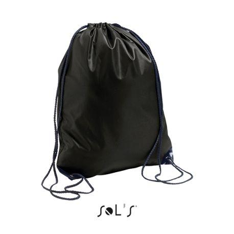 Sac à dos avec ficelles ajustables et œillets renforcés en polyester