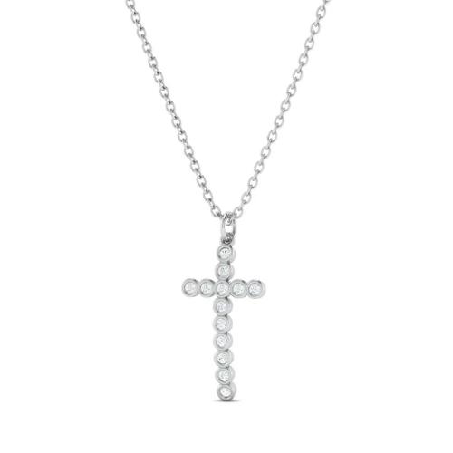 Pendentif Croix avec Pavé