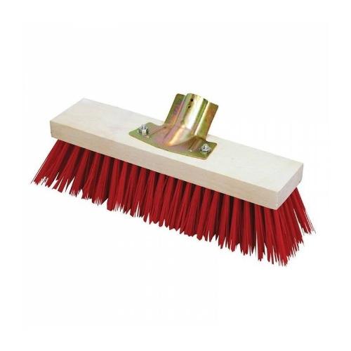 Balai cantonnier coco 100 cm rouge avec douille