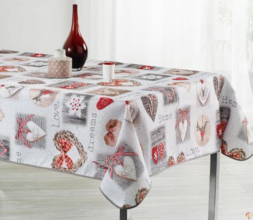 Nappe rectangulaire anti tâche – Coeurs & osiers