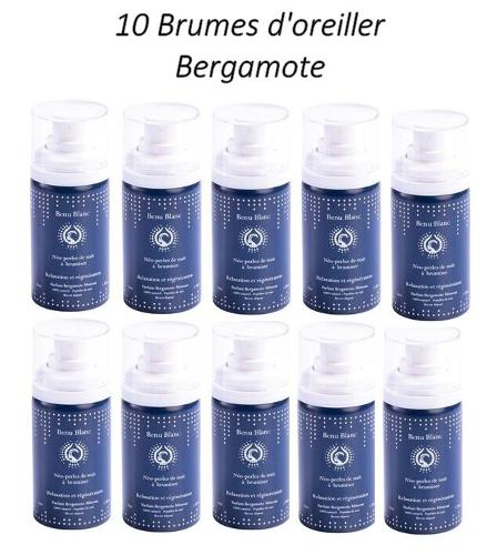 10 brumes d'oreiller Bergamote - Prix réduit