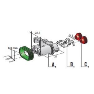 Kit connecteur 2 voies