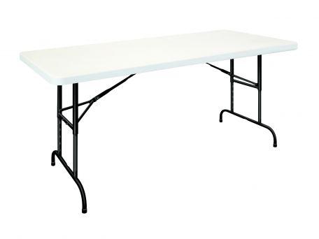 Table Polypro 1.83 X 76 Cm Réglable En Hauteur