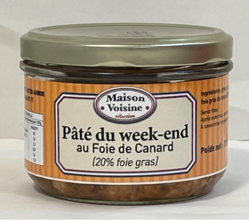 pâté au foie gras 20 % (conserve)