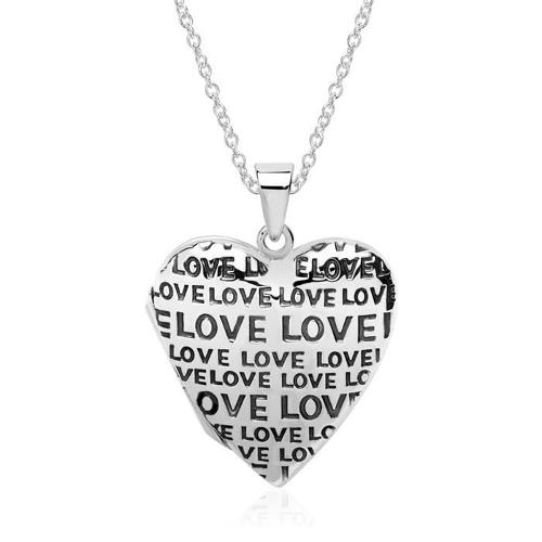 Pendentif coeur photo argent personnalisé - 2251