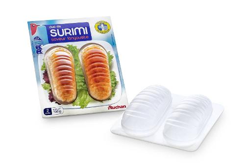 Barquette operculable pour surimi