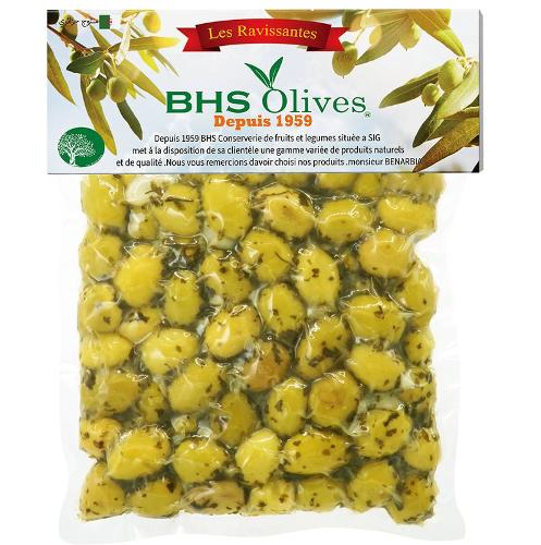 Olives Verte Casse Ail 400g