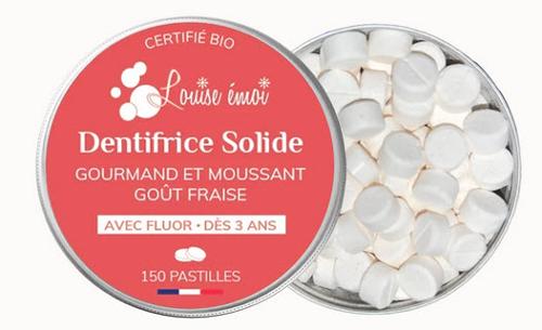 Dentifrice Solide Fraise en pastilles