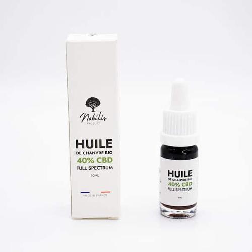 Huile CBD 40% Full Spectrum Flacon 10 ml Nobilis