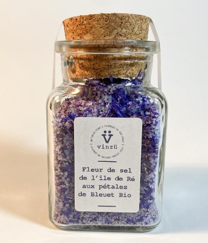 Fleur de sel aux pétales de bleuet bio