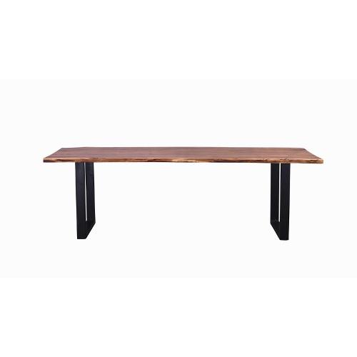 Table De Repas 29746no - Goa Xl Carre Marron - Lot De 1