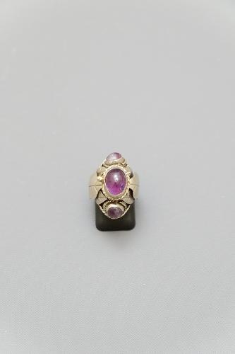 BAGUE BOITE AMETHYSTES