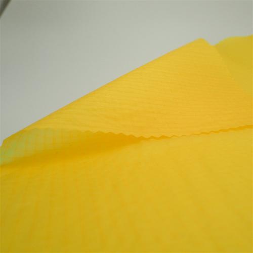 Tissu ripstop en polyamide 6.6 Haute Ténacité jaune enduction en polyuréthane