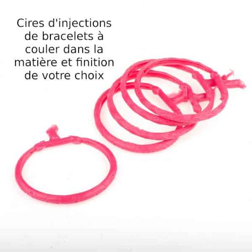 ECO, cires d’injections de bracelets à couler