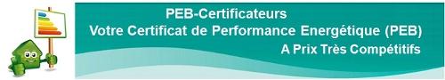 Certification énergétique PEB vente 