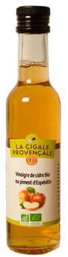 Vinaigre de Cidre Biologique au Piment d'Espelette 