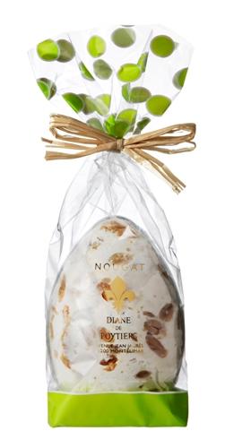 Nougat de Montélimar tendre Œuf 120g sous Sachet Pâques 