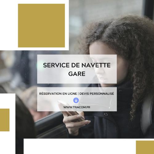 Service de navette gare avec tracom sas