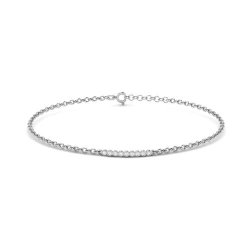 Bracelet Pavé Demi-Éternité Luxueux