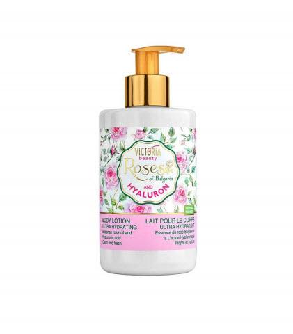 Lotion Pour Le Corp Avec Huille De Rose Et L'acide Hyaluronique250ml Victoria