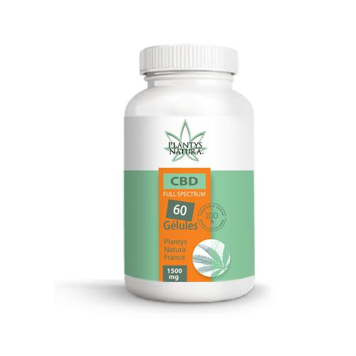 Gélules souple en flacon de 60 – Cbd 25mg full Spectrum