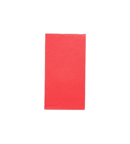 Serviette 40 x 40 cm Rouge double points