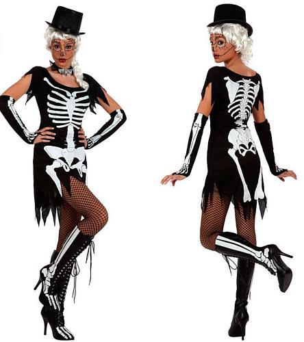 Costume squelette dame