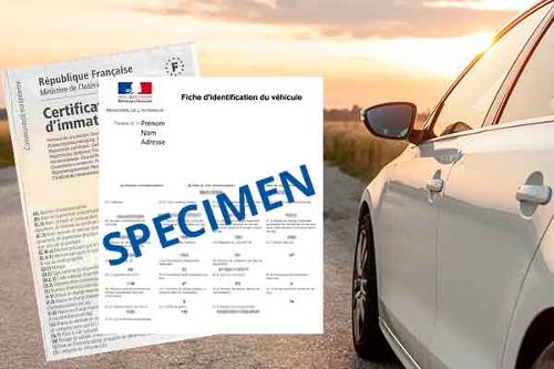 FICHE D’IDENTIFICATION DU VEHICULE