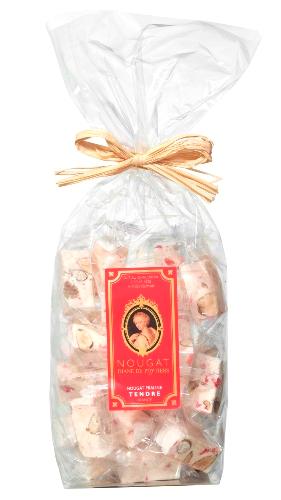 Nougat praline rouge tendre film ANONYME sachet 2,5kg 