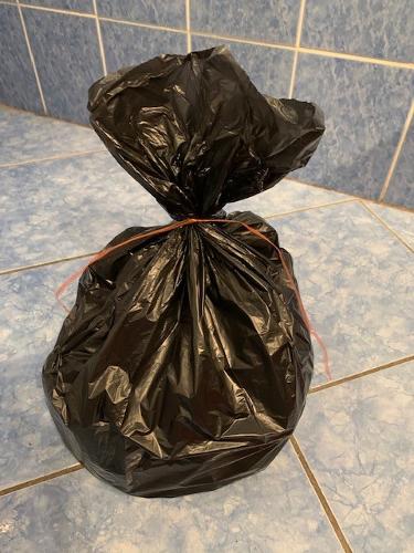 1000 Sacs Poubelles Pehd Noir 30 Litres