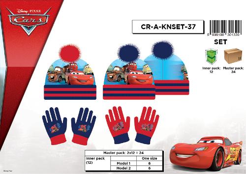 SET 2 PCS (HAT + GLOVES) SUBLIMATION - CARS