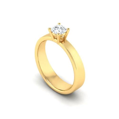 Bague de Fiançailles Solitaire Classique