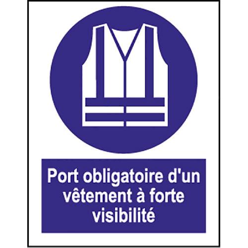 Panneau d'obligation port obligatoire d'un vetement a...