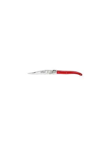 Couteau Pliant 9 cm Laguiole Tradition - Plexi fluo Rouge