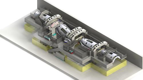 Machine C-TYPE in flow line