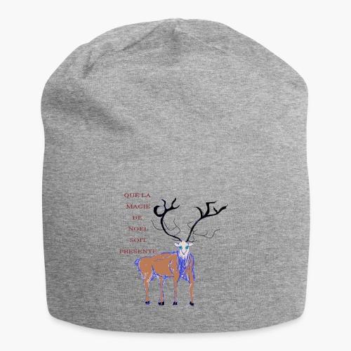 T-Shirt Le renne bleu Bonnet en jersey