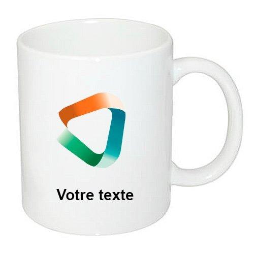 Mug personnalisé céramique blanc 330 ml