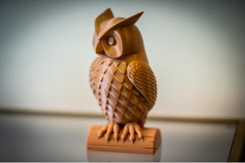 Hibou Résine 3D