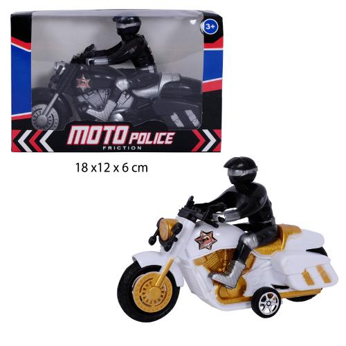 Jouet Moto Police A Friction