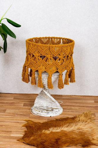 Spiral Custom Macrame Lampshade