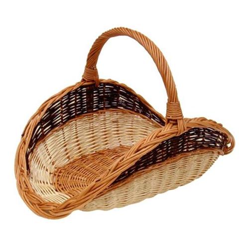 Panier à bois éventail 2 tons