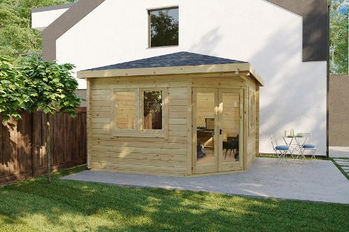 STUDIO DE JARDIN D'ANGLE FARGO A 12M² 44MM