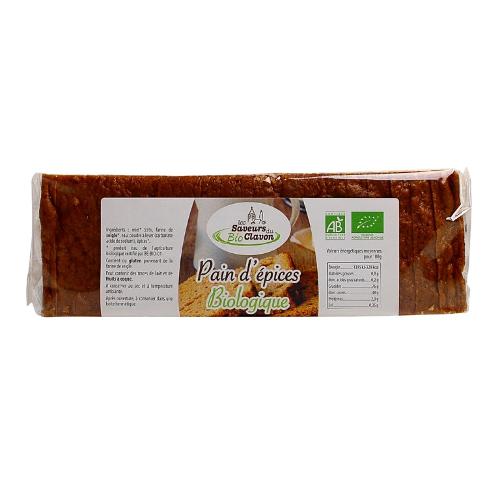 PAIN D’ÉPICES 55% MIEL BIO Barre 300G