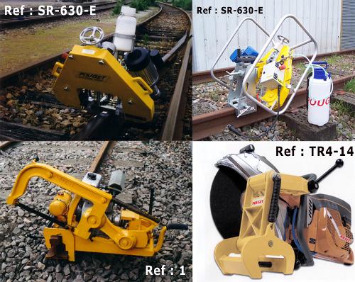 Tronçonneuses et Scieuses de rail