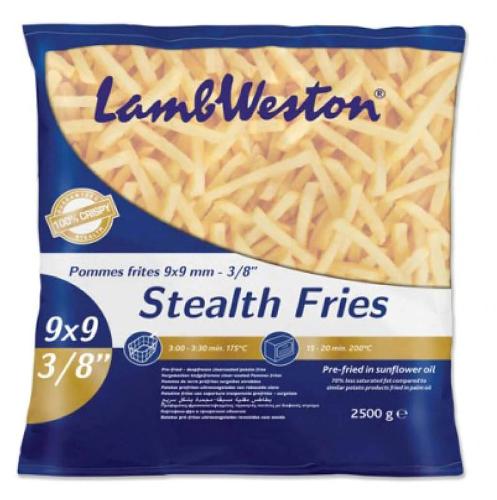 F110 : Lambweston Juste frites 9/9 2.500gr (4pc par colis)