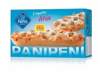 E811 : La Nina Del Sur 2 Paninis Thon 250Gr (10pc par colis)