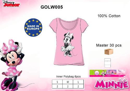 TEE-SHIRT ADULTE MADE IN EUROPE - MINNIE