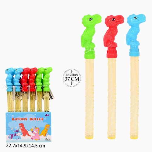 Batons Bulles Dinosaures 37cm