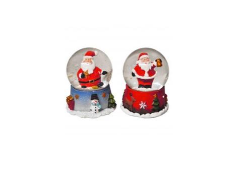 BOULE A NEIGE PERE NOEL 65MM